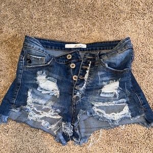 Jean shorts